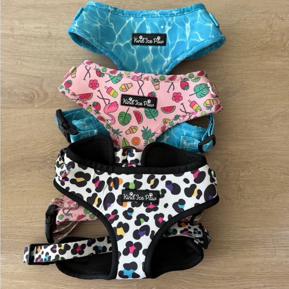💸Value Pack - Brand New Dog Harnesses - Colorful Patterned Set - Size S or L